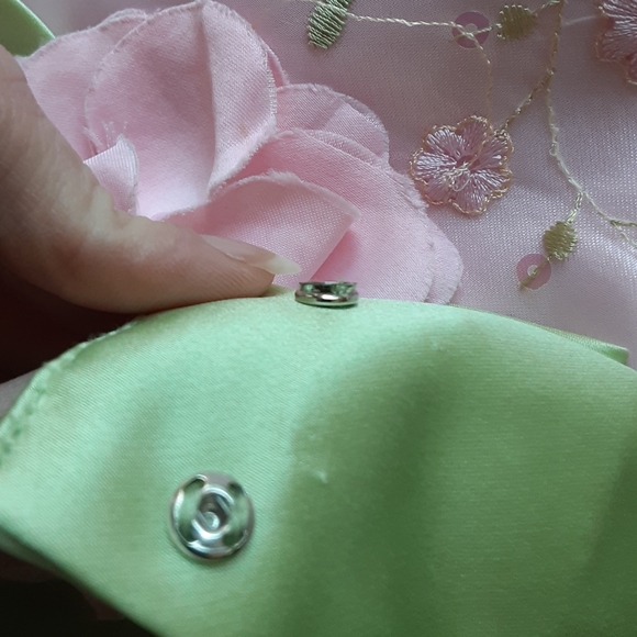 Bonnie Jean Floral Pink Dress Girls 8 - Picture 8 of 9